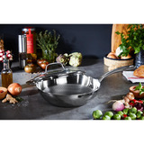 Tefal E49704, Pan acero fino