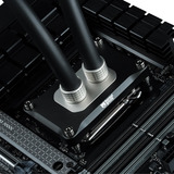 Thermal Grizzly Mycro Pro Stainless Steel AMD AM4/AM5, Disipador de CPU negro/Plateado