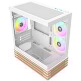 Thermaltake CA-1Z4-00M6WN-WS, Cajas de torre blanco/Madera