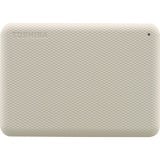 Toshiba Canvio Advance disco duro externo 4000 GB Blanco, Unidad de disco duro beige, 4000 GB, 2.5", 2.0/3.2 Gen 1 (3.1 Gen 1), Blanco