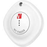 Verbatim My Finder Personal Buscador Negro, Blanco, Rastreador de seguimiento negro/blanco, Personal, Buscador, Negro, Blanco, Resistente al polvo, Resistente al agua, Acrilonitrilo butadieno estireno (ABS), Policarbonato (PC), IP66