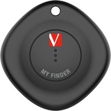 Verbatim My Finder Personal Buscador Negro, Blanco, Rastreador de seguimiento negro/blanco, Personal, Buscador, Negro, Blanco, Resistente al polvo, Resistente al agua, Acrilonitrilo butadieno estireno (ABS), Policarbonato (PC), IP66