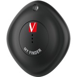 Verbatim My Finder Personal Buscador Negro, Blanco, Rastreador de seguimiento negro/blanco, Personal, Buscador, Negro, Blanco, Resistente al polvo, Resistente al agua, Acrilonitrilo butadieno estireno (ABS), Policarbonato (PC), IP66