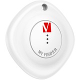 Verbatim My Finder Personal Buscador Negro, Blanco, Rastreador de seguimiento negro/blanco, Personal, Buscador, Negro, Blanco, Resistente al polvo, Resistente al agua, Acrilonitrilo butadieno estireno (ABS), Policarbonato (PC), IP66