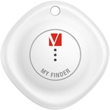 Verbatim My Finder Personal Buscador Negro, Blanco, Rastreador de seguimiento negro/blanco, Personal, Buscador, Negro, Blanco, Resistente al polvo, Resistente al agua, Acrilonitrilo butadieno estireno (ABS), Policarbonato (PC), IP66