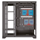 Xilence XILENT Gleam, Cajas de torre negro