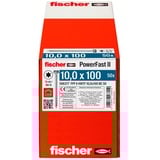 fischer PowerFast II 10,0x100 6kant TX blvz, 566377, Tornillo 