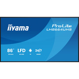 iiyama ProLite LH8664UHS-B3AG, Pantalla de gran formato negro (mate)