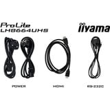 iiyama ProLite LH8664UHS-B3AG, Pantalla de gran formato negro (mate)