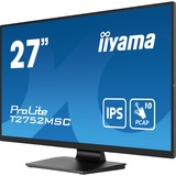 iiyama T2752MSC-B1, Monitor LED negro (mate)