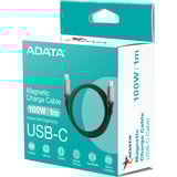 ADATA Cable de carga magnético USB Tipo-C negro
