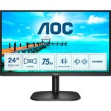 AOC B2 24B2XDAM LED display 60,5 cm (23.8") 1920 x 1080 Pixeles Full HD Negro, Monitor LED negro, 60,5 cm (23.8"), 1920 x 1080 Pixeles, Full HD, LED, 4 ms, Negro