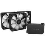 APNX FP1-120-3 Pack, Ventilador negro