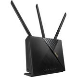 ASUS 4G-AX56 router inalámbrico Gigabit Ethernet Doble banda (2,4 GHz / 5 GHz) 3G 5G Negro Wi-Fi 6 (802.11ax), Doble banda (2,4 GHz / 5 GHz), Ethernet, 3G, Negro, Router de sobremesa
