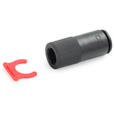 Alphacool Acoplamiento rápido ES G1/4 IG PushIn hembra, Conexión negro