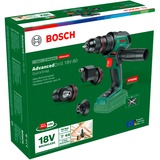 Bosch AdvancedDrill 18V-80 QuickSnap, 06039E2003, Taladro/destornillador verde/Negro