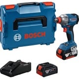 Bosch Atornillador de impacto inalámbrico GDX 18V-285 Professional, 18Volt, Tornillo de percusión azul