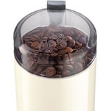 Bosch TSM6A017C molinillo de café 180 W Crema de color beige, Triturador con cuchillas, 75 g, Crema de color, Plástico, 180 W, 220 - 240 V