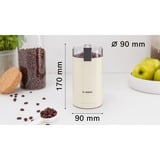 Bosch TSM6A017C molinillo de café 180 W Crema de color beige, Triturador con cuchillas, 75 g, Crema de color, Plástico, 180 W, 220 - 240 V