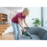 Bosch Universal Vac 18 Aspiradora escoba 2 en 1 Batería Secar Sin bolsa Negro, Verde 2,5 Ah, Aspiradora de mano verde, Aspiradora escoba 2 en 1, Sin bolsa, Negro, Verde, Secar, Filtrado, Alfombra, Suelo duro