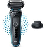 Braun Series 5 51-M1200s, Máquina de afeitar negro/Turquesa