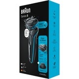 Braun Series 5 51-M1200s, Máquina de afeitar negro/Turquesa