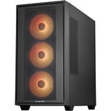 Chieftec GS-03B-OP carcasa de ordenador Midi Tower Negro, Cajas de torre negro, Midi Tower, PC, Negro, ATX, EATX, micro ATX, Mini-ITX, Juego, Multi