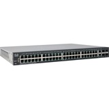 Cisco SF350-48 Gestionado L2/L3 Fast Ethernet (10/100) Negro, Interruptor/Conmutador gris, Gestionado, L2/L3, Fast Ethernet (10/100)