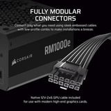 Corsair RM1000e Reacondicionado, Fuente de alimentación de PC negro