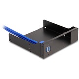 DeLOCK Marco de montaje metálico de 5,25″ para marco intercambiable Slim Bay, Bastidor de instalación 