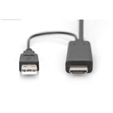 Digitus Cable adaptador HDMI > DisplayPort, UHD 4K negro