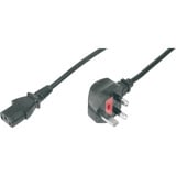 Digitus Cable de alimentación británico negro