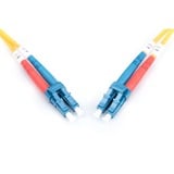 Digitus Cable de parche LWL, dúplex, conector LC > LC, monomodo OS2 amarillo