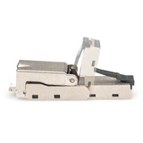Digitus Conector de campo CAT.6a angular, STP con tapa antipolvo, Enchufe plateado