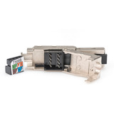 Digitus Conector de campo CAT.6a angular, STP con tapa antipolvo, Enchufe plateado