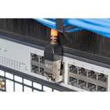 Digitus Conector de campo CAT.6a angular, STP con tapa antipolvo, Enchufe plateado