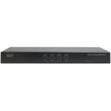 Digitus Conmutador Combo-KVM USB-PS/2, Switch KVM negro, SXGA, Montaje en rack, Negro