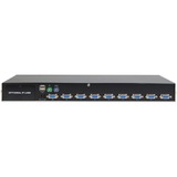 Digitus Conmutador Combo-KVM USB-PS/2, Switch KVM negro, SXGA, Montaje en rack, Negro