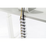 Digitus DA-90506 canaleta para cable Bandeja portacables curva Plata, Guía para cable plateado, Bandeja portacables curva, 130 m, Acrilonitrilo butadieno estireno (ABS), Metal, Plata