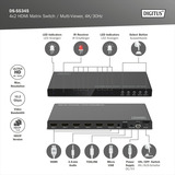 Digitus DS-55345, Conmutador HDMI 