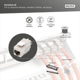 Digitus Módulo Keystone CAT 6A apantallado sin herramientas 48 unidades 