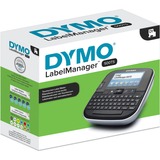 Dymo LabelManager ™ 500TS QWZ, Rotulador negro/Plateado, QWERTZ, D1, Transferencia térmica, 300 x 300 DPI, 20 mm/s, Negro, Plata