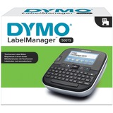 Dymo LabelManager ™ 500TS QWZ, Rotulador negro/Plateado, QWERTZ, D1, Transferencia térmica, 300 x 300 DPI, 20 mm/s, Negro, Plata