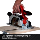 EINHELL Sierra circular a batería Power X-Change TE-CS 18/150 Li-Solo, 18Volt rojo/Negro