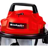 EINHELL TC-VC 1812 S 12 L Aspiradora cilíndrica Seca y húmeda 1250 W, Aspiradora en húmedo y en seco rojo, 1250 W, Aspiradora cilíndrica, Seca y húmeda, 12 L, 80 dB, Negro, Rojo, Plata