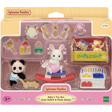 EPOCH Sylvanian Families - Juguete de guardería para bebés con figuras, Juegos de construcción 