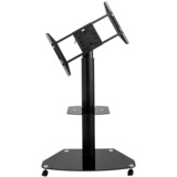 HAGOR HP-Stand 55 139,7 cm (55") Negro, Sistema de soporte negro, 50 kg, 94 cm (37"), 139,7 cm (55"), 200 x 200 mm, 700 x 400 mm, -5 - 15°