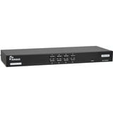 Inter-Tech AS-9108HA interruptor KVM Montaje en rack Negro, Switch KVM 4096 x 2160 Pixeles, 4K Ultra HD, Montaje en rack, Negro