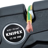 KNIPEX 12 40 200 pelacable Negro, Alicates pelacables Aislamiento protector, 202 g, Negro