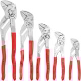 KNIPEX Juego de llaves de pinza, 5 piezas, Set de pinzas rojo